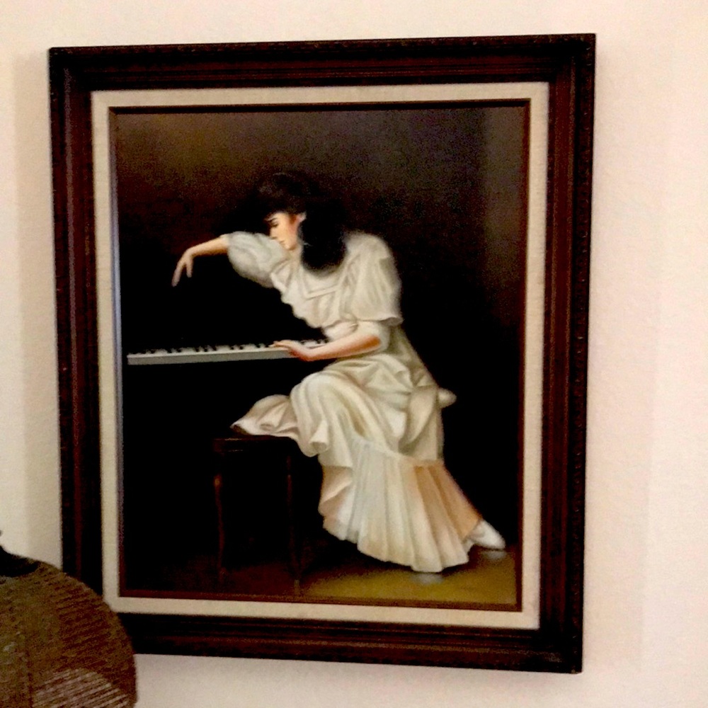 Girl at he Piano by David Paragol
